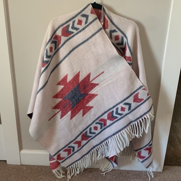 Reversible poncho - Picture 6 of 6